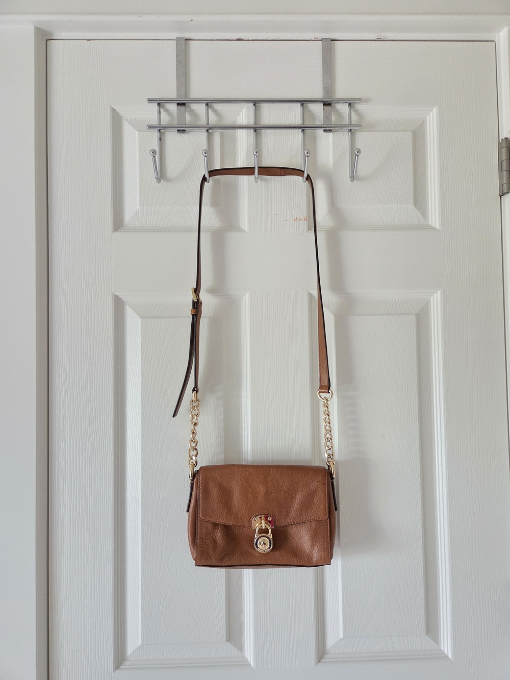 Michael Kors Leather Crossbody Bag in Brown